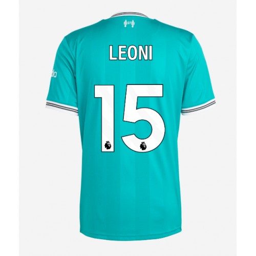 Lacne Muži Futbalové dres Liverpool Giovanni Leoni #15 2025-26 Krátky Rukáv - Tretina